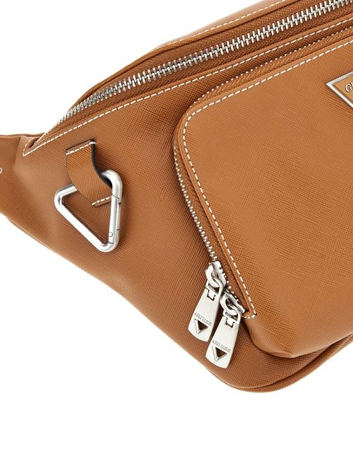 Guess Eco Saffiano Large Bum Bag Maro | GUESS-SN31688