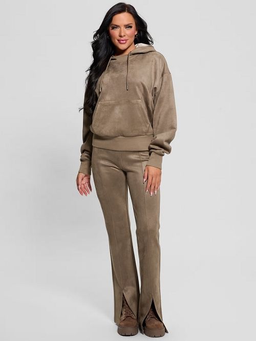 Guess Eco Scuba-Knit Hoodie Maro | GUESS-SN27793
