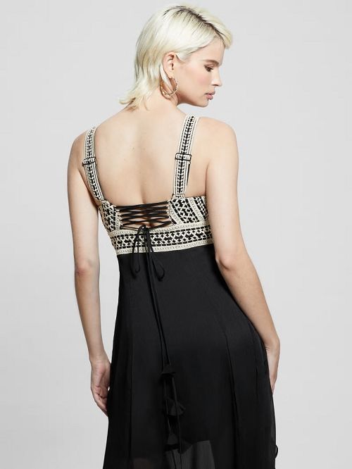 Guess Eco Serena Dress Negrii | GUESS-SN26840