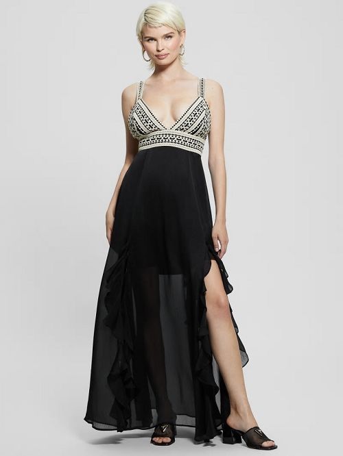 Guess Eco Serena Dress Negrii | GUESS-SN26840