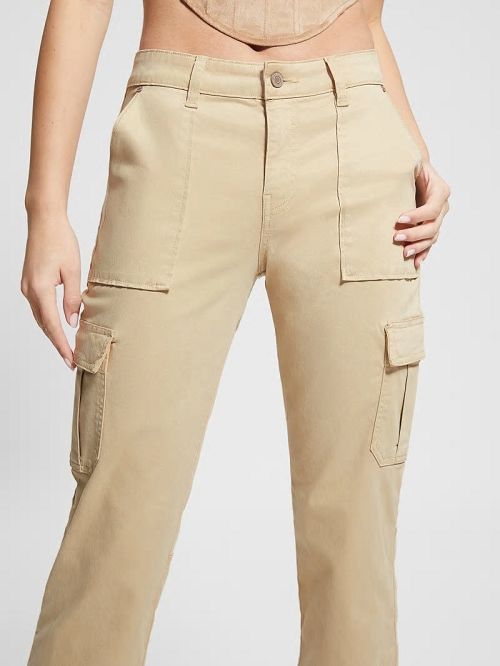 Guess Eco Sexy Cargo Pants Bej | GUESS-SN28307