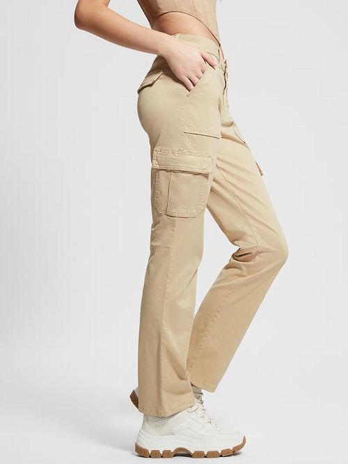 Guess Eco Sexy Cargo Pants Bej | GUESS-SN28307