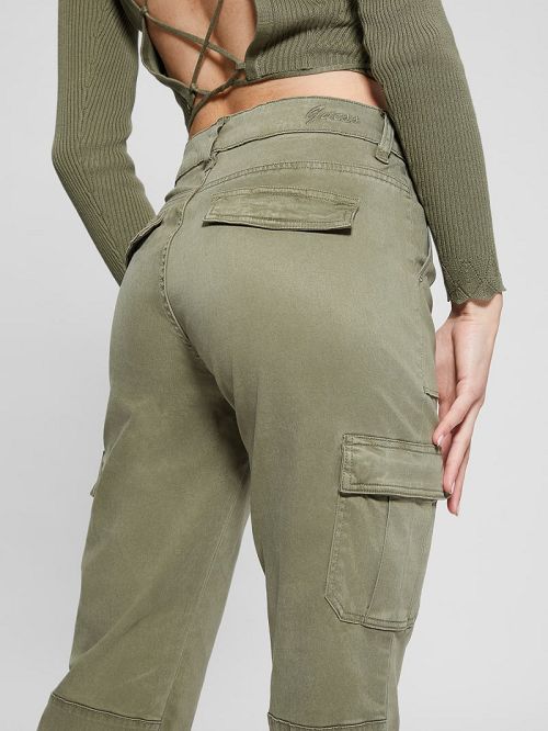 Guess Eco Sexy Cargo Pants Verzi | GUESS-SN28310