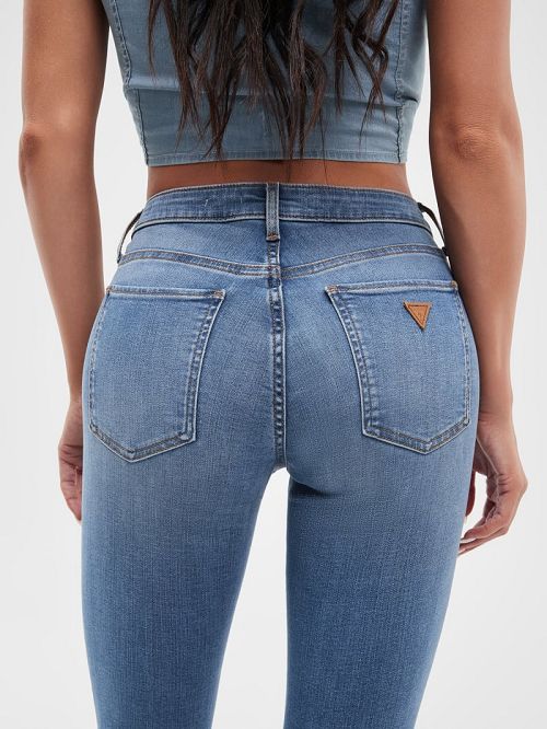 Guess Eco Sexy Curve Jeans Albastri | GUESS-SN26619