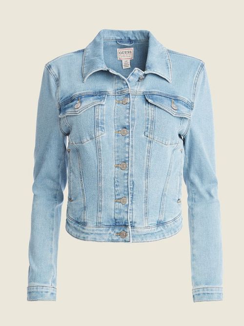 Guess Eco Sexy Trucker Jacket Albastri | GUESS-SN26701