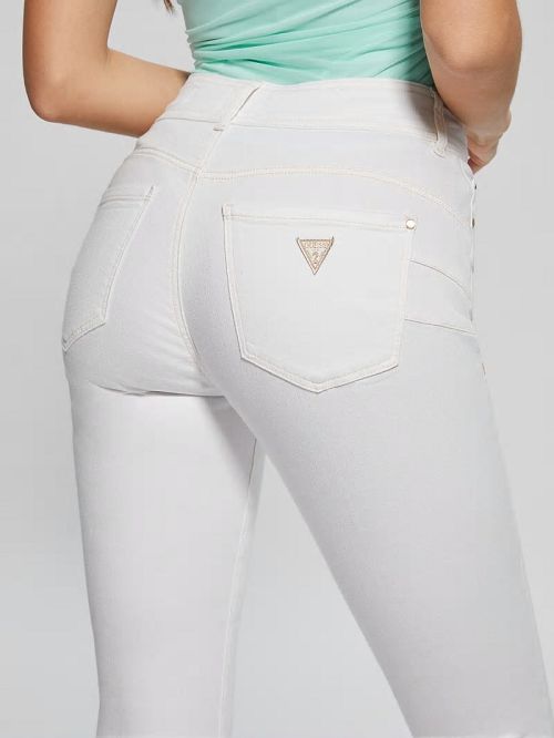 Guess Eco Shape Up Capris Albi | GUESS-SN26632