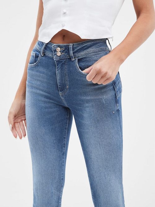Guess Eco Shape Up Skinny Jeans Albastri | GUESS-SN26642