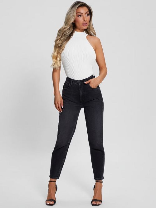 Guess Eco Shayna Mock Neck Top Albi | GUESS-SN27406