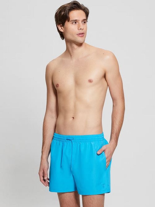 Guess Eco Short Swim Trunks Turcoaz | GUESS-SN31603