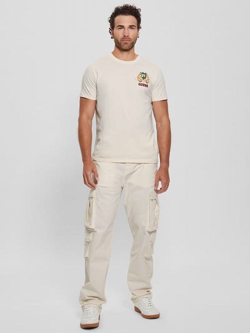 Guess Eco Signature Palm Tee Albi | GUESS-SN30603