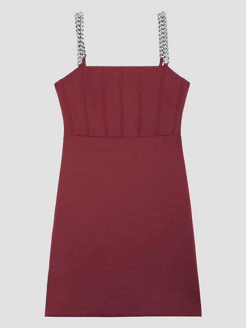Guess Eco Skylar Scuba Dress Rosii | GUESS-SN26709