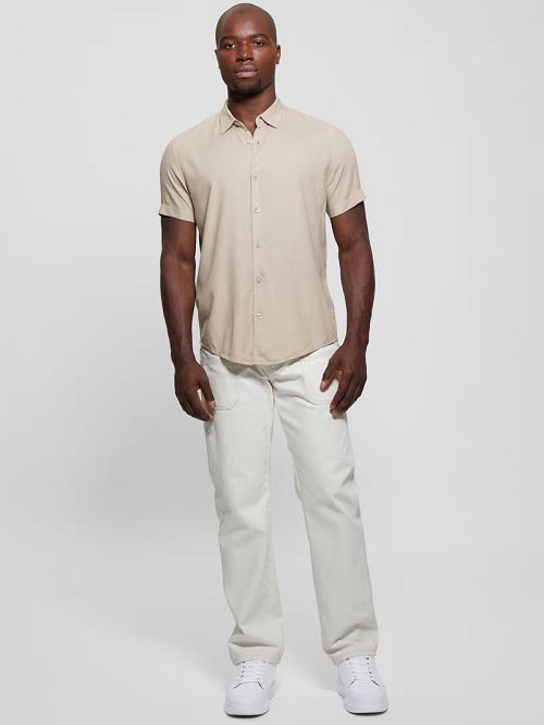 Guess Eco Solid Shirt Bej | GUESS-SN31311
