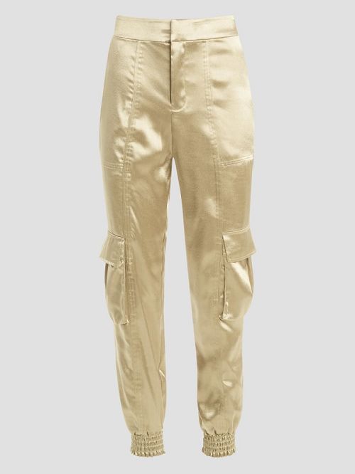 Guess Eco Soundwave Satin Cargo Pants Aurii | GUESS-SN28193