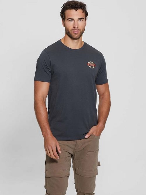 Guess Eco Southwestern Tee Negrii | GUESS-SN30685