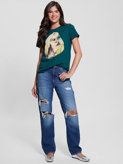 Guess Eco Stardust Easy Tee Verzi | GUESS-SN27412