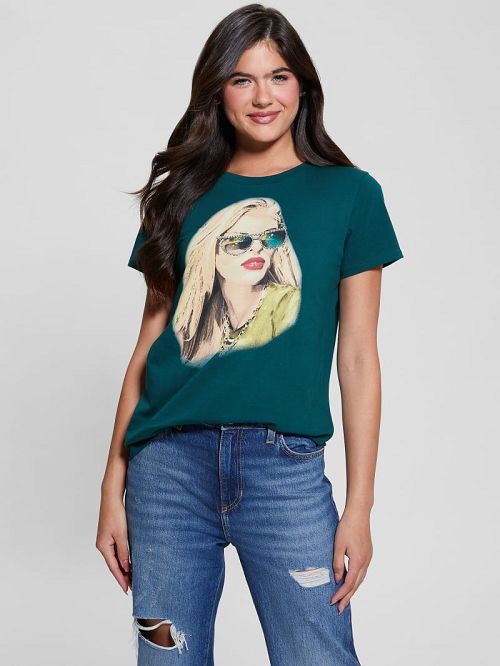 Guess Eco Stardust Easy Tee Verzi | GUESS-SN27412