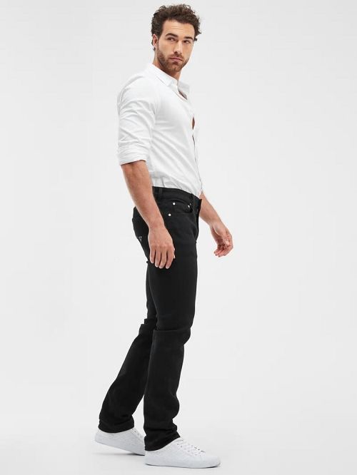 Guess Eco Straight Jeans Negrii | GUESS-SN30442