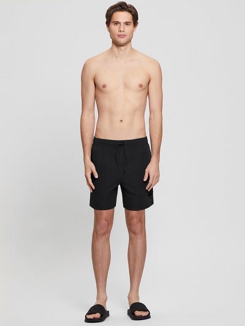 Guess Eco Swim Trunks Negrii | GUESS-SN31597