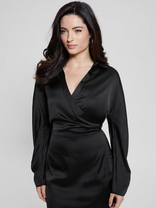 Guess Eco Tanya Dress Negrii | GUESS-SN27018