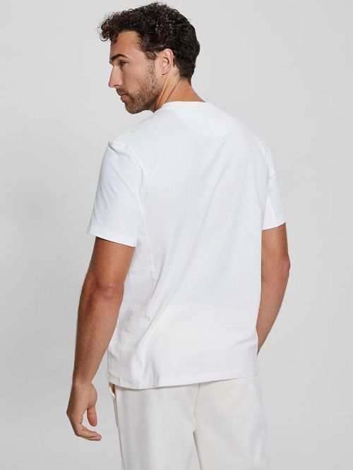Guess Eco Tarf Logo Tee Albi | GUESS-SN30463