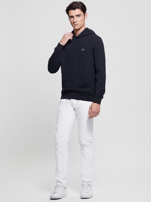 Guess Eco Tech Stretch Hoodie Albastri | GUESS-SN30893