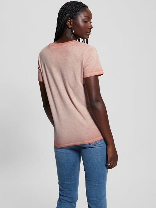 Guess Eco Tiger God Easy Tee Roz | GUESS-SN27627