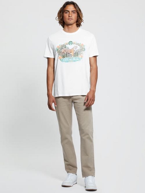 Guess Eco Tiger Label Tee Albi | GUESS-SN30645