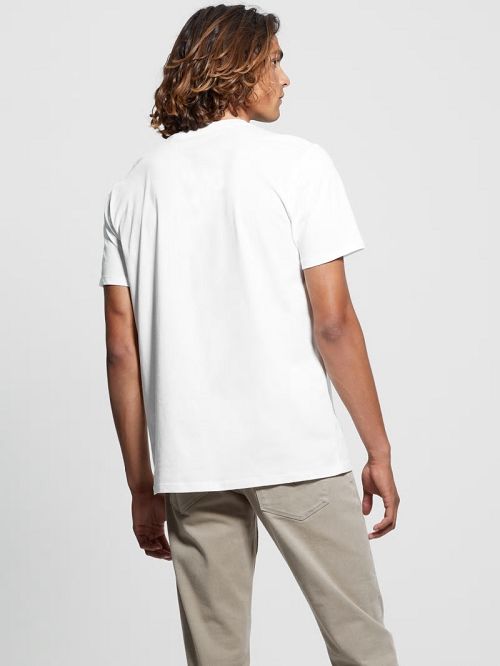 Guess Eco Tiger Label Tee Albi | GUESS-SN30645