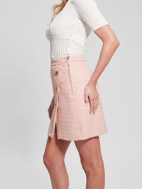 Guess Eco Tosca Tweed Skirt Roz | GUESS-SN28159