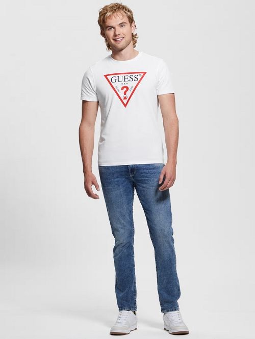 Guess Eco Triangle Classic Tee Albi | GUESS-SN30570