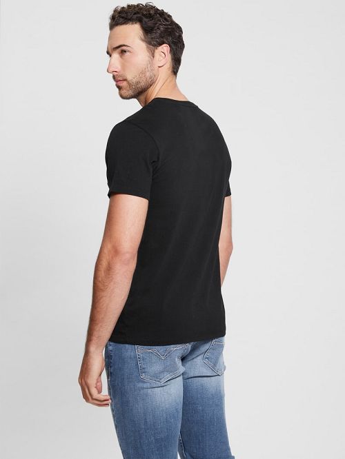Guess Eco Triangle Classic Tee Negrii | GUESS-SN30474
