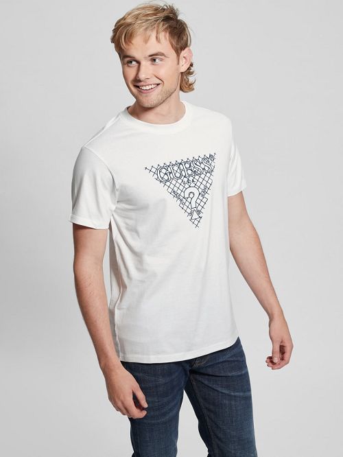 Guess Eco Triangle Patch Tee Albi | GUESS-SN30529