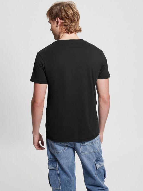 Guess Eco Triangle Patch Tee Negrii | GUESS-SN30532