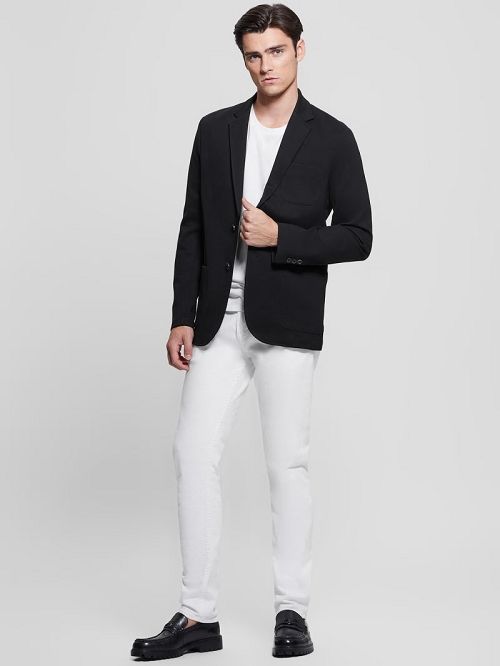 Guess Eco Tyron Tech-Stretch Blazer Negrii | GUESS-SN30796