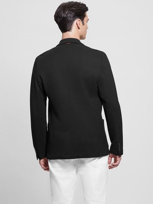 Guess Eco Tyron Tech-Stretch Blazer Negrii | GUESS-SN30796