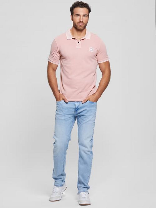 Guess Eco Washed Polo Roz | GUESS-SN31250