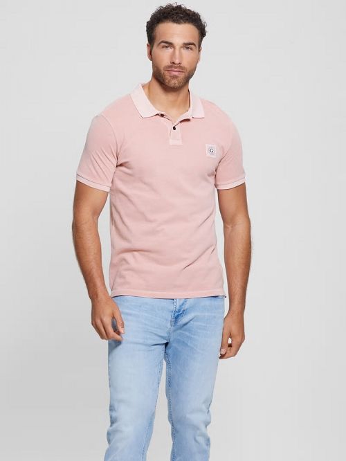 Guess Eco Washed Polo Roz | GUESS-SN31250