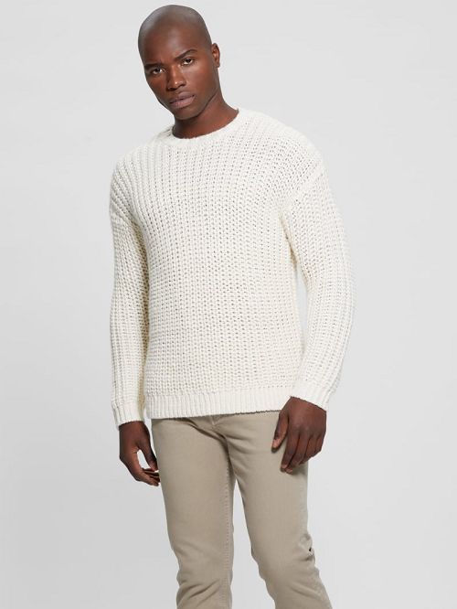 Guess Eco Wool-Blend Grayson Sweater Albi | GUESS-SN30977