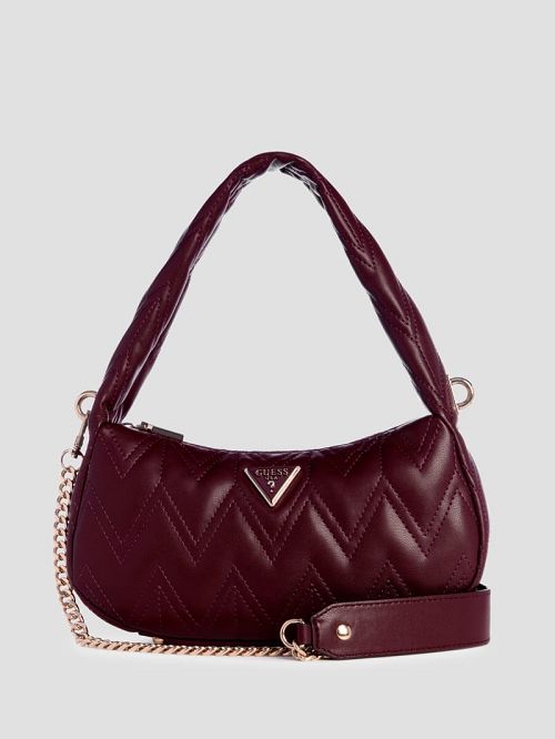Guess Eda Top-Zip Shoulder Bag Rosii | GUESS-SN29059