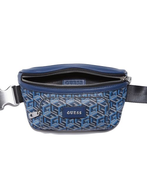 Guess Ederlo Compact Belt Bag Albastri | GUESS-SN31683