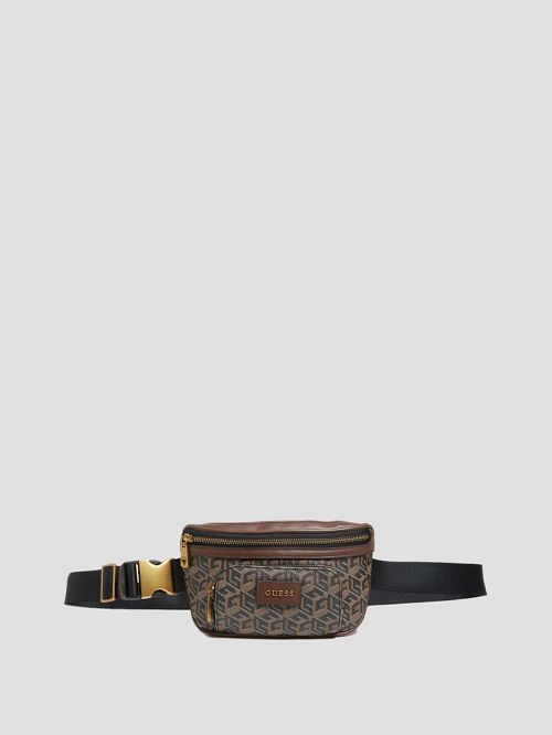 Guess Ederlo Compact Belt Bag Negrii | GUESS-SN31686