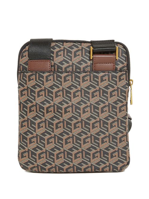 Guess Ederlo Flat Crossbody Negrii | GUESS-SN31679