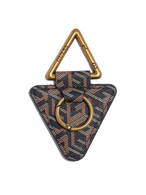 Guess Ederlo Triangle Key Ring Negrii | GUESS-SN31682