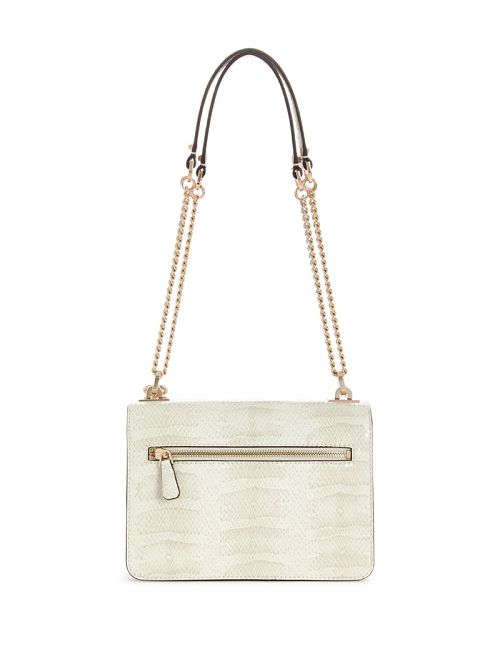 Guess Eliette Snakeskin Convertible Crossbody Maro | GUESS-SN29107