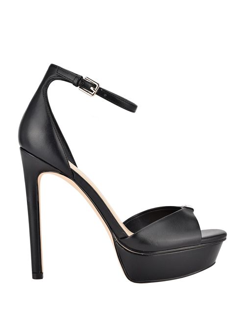 Guess Ellsyn Platform Stiletto Sandals Negrii | GUESS-SN29586