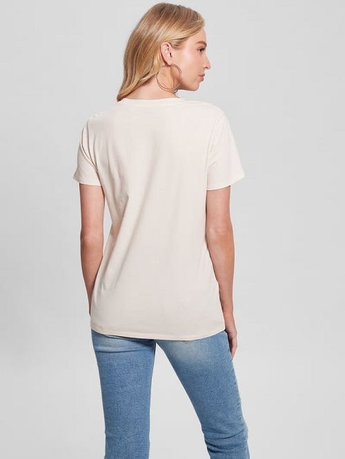 Guess Embellished Logo Tee Albi | GUESS-SN27060