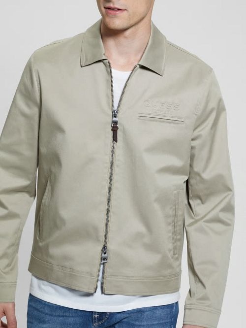 Guess Embossed Jacket Bej | GUESS-SN30764