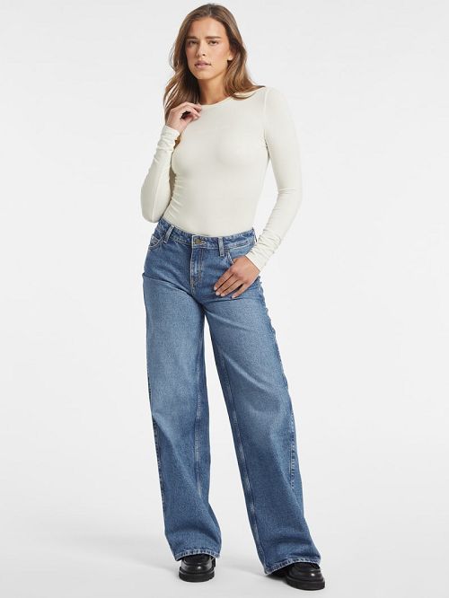 Guess Embroidered Logo Bodysuit Albi | GUESS-SN27300