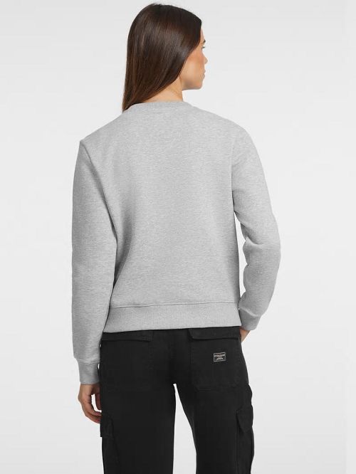 Guess Embroidered Logo Sweatshirt Gri | GUESS-SN27667