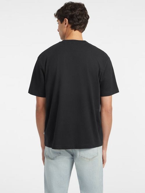 Guess Embroidered Logo Tee Negrii | GUESS-SN30597